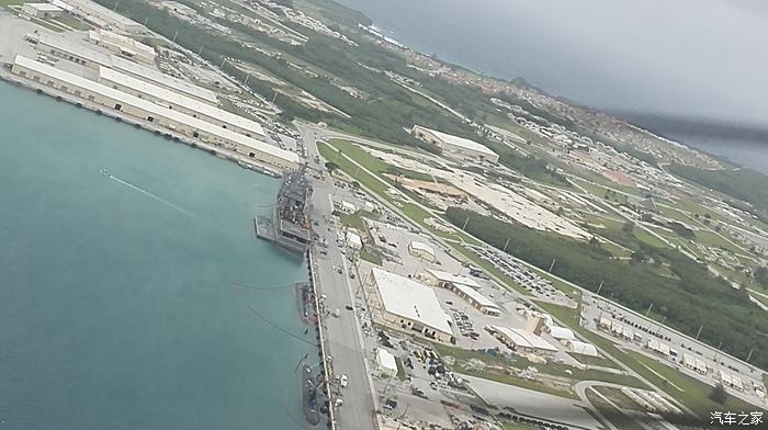 自駕飛越關島,偷拍美軍基地