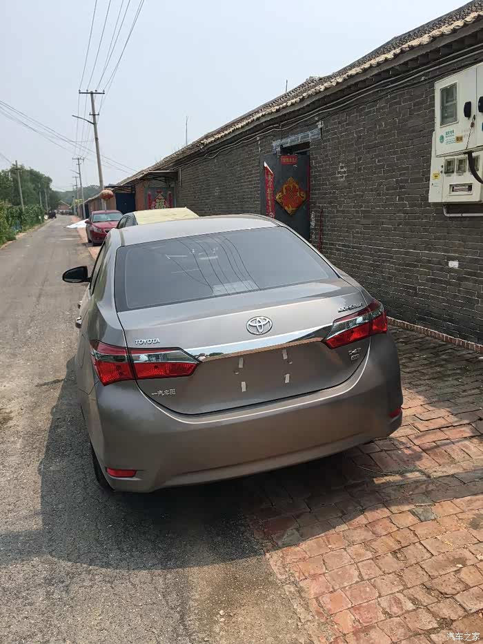 【图】青铜色,提车后期在补图,就照了几张!_卡罗拉论坛_汽车之家论坛