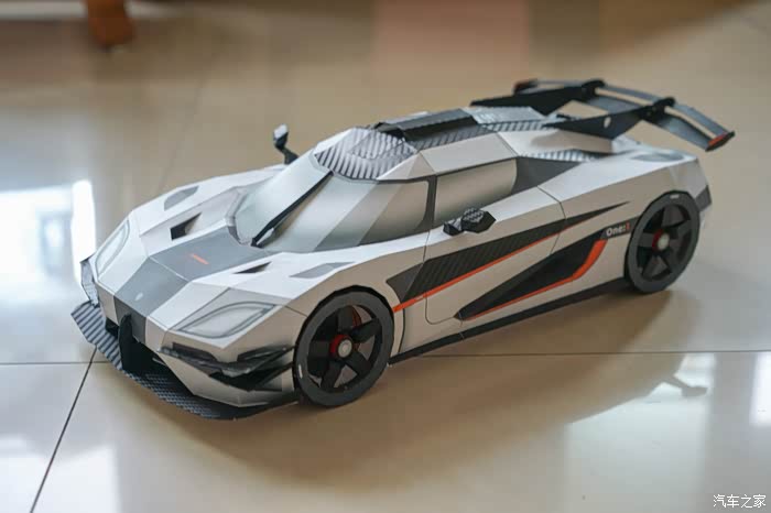 纸模柯尼塞克one1模型