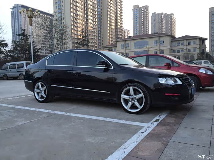 迈腾b6换装18寸轮毂大家看看好看不