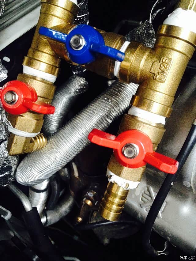【图】终于装好空调四通阀了_哈弗h5经典论坛_汽车之家论坛