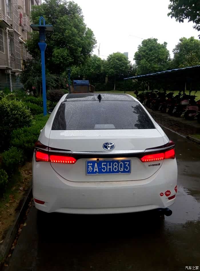 卡罗拉双擎黑顶完工图.