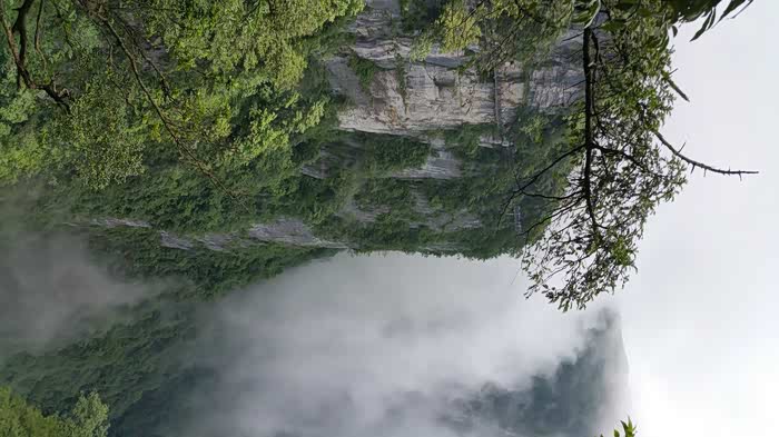 看看不一样的张家界天界仙境天门山