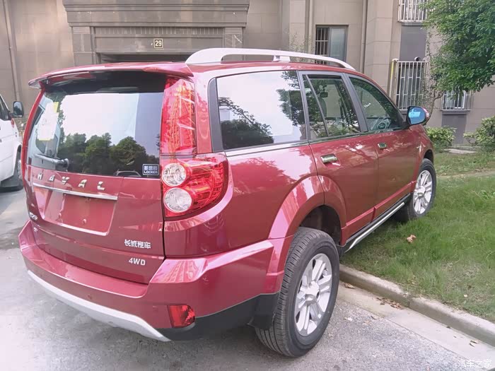 后 h5经典红色.第二弹提车作业_哈弗h5论坛_汽车之家论坛