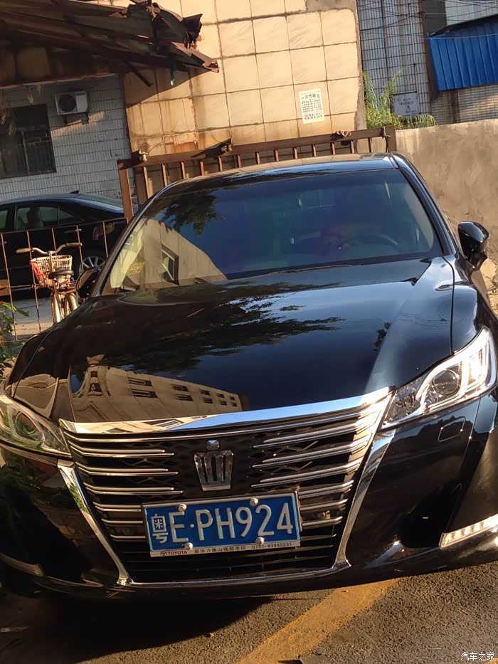 佛山新皇冠某车主车牌解说