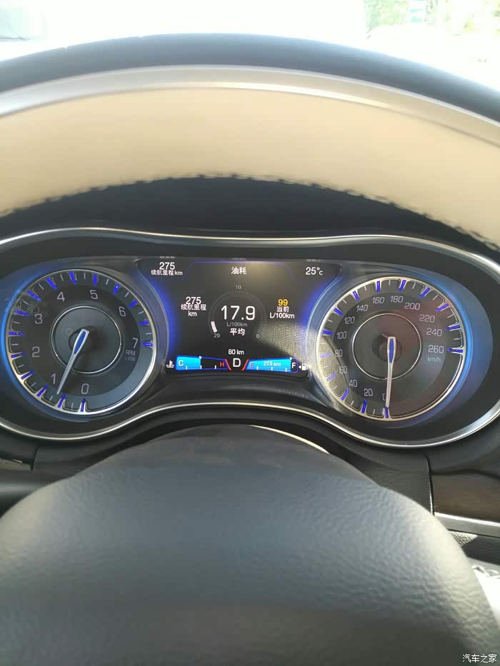 【图】第一天80公里油耗_克莱斯勒300c论坛_汽车之家论坛