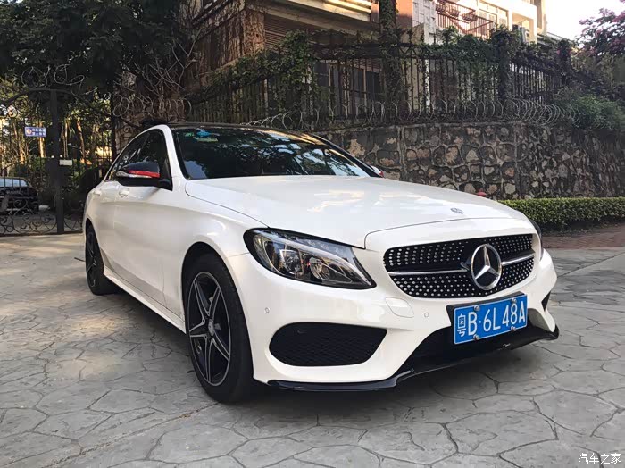 【图】满天星中网 amg 轮毂 短轴c200 大变身_奔驰c级论坛_汽车之家