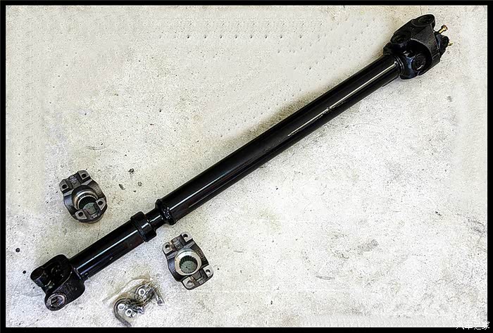 jk牧马人安装双十字结传动轴全过程