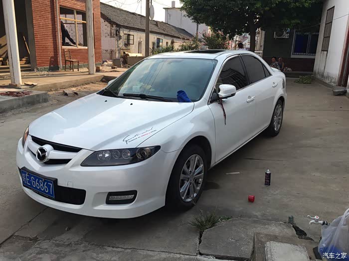 2015款白色马六改灯记解毒多明戈