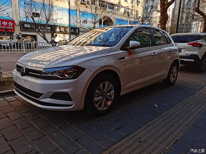 21款poloplus自动炫彩科技版提车