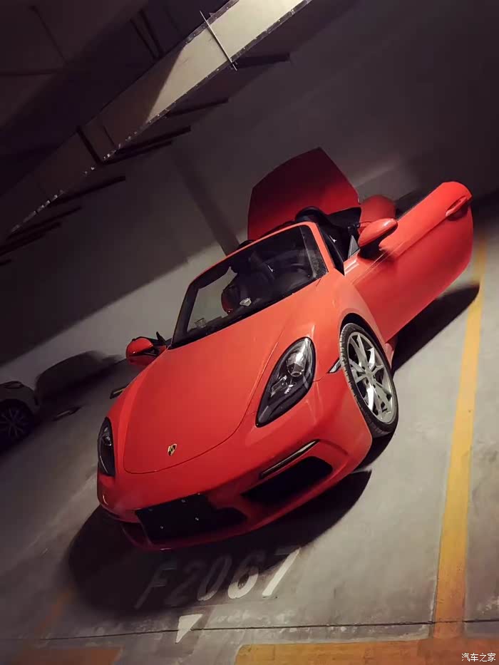 【图】718boxster熔岩橙提车作业_保时捷718论坛_汽车之家论坛