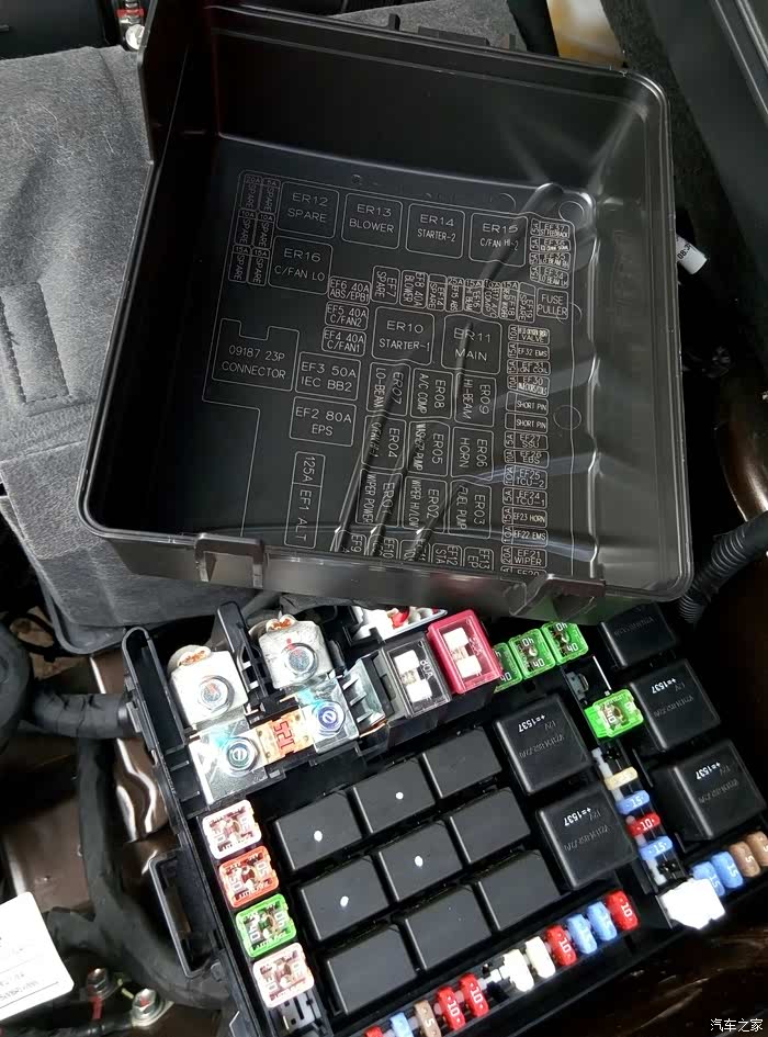 【图】求助gs4保险盒中文版的_传祺gs4论坛_汽车之家论坛