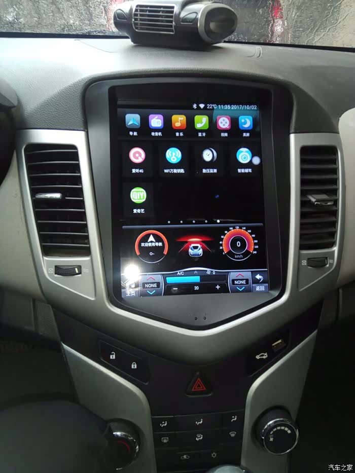 经典科鲁兹改装大屏