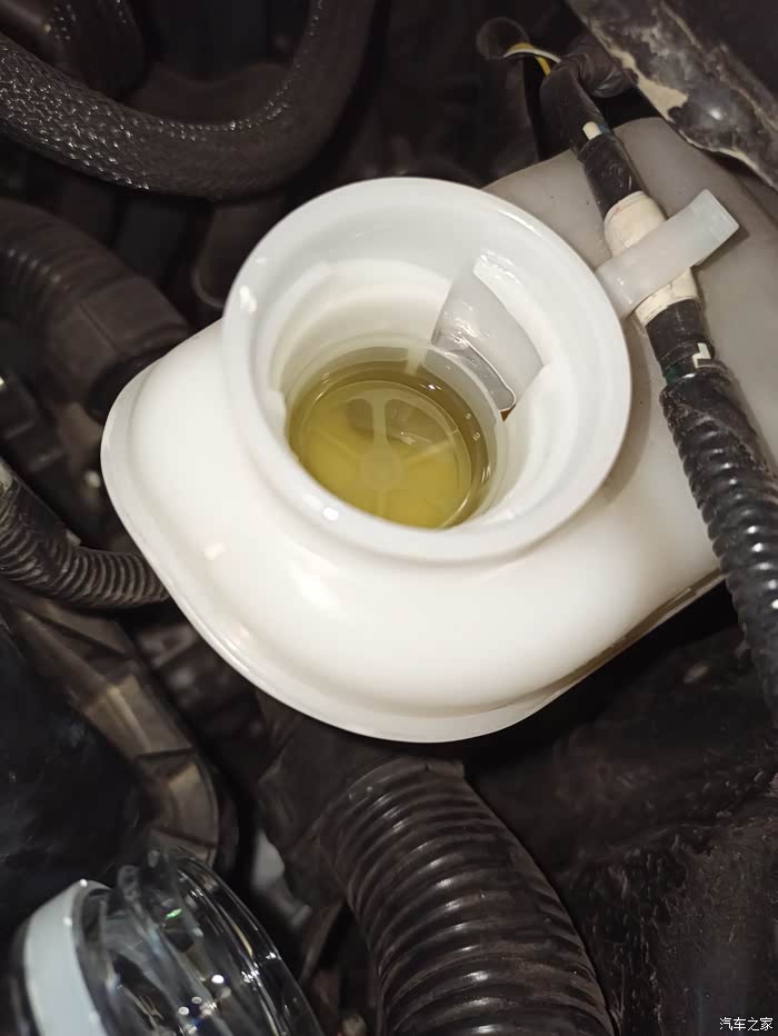 请教刹车油壶的滤网怎么取出?