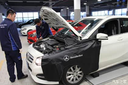 杭州奔驰b1800元保养作业多图慎入