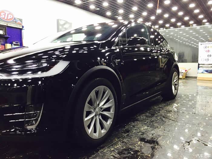 【图】黑胖子,xp车衣上身.闪亮登场._model x论坛_汽车之家论坛