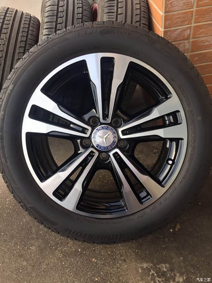 【图】出一套新c200原车轮毂轮胎_奔驰c级论坛_汽车之家论坛