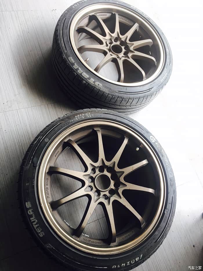 出改件出自家用18寸日本raysce28锻造轮毂