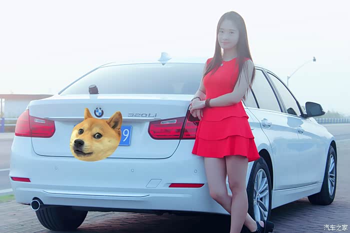 媳妇当车模--宝马320li作业第二季