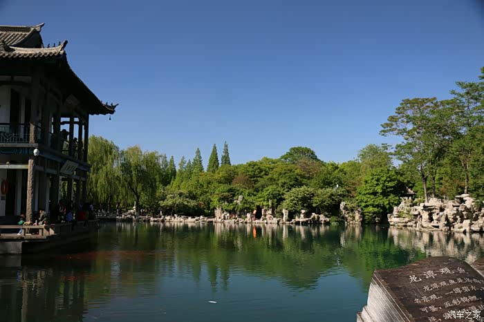 山东泉城济南名胜五龙潭游记春日摄