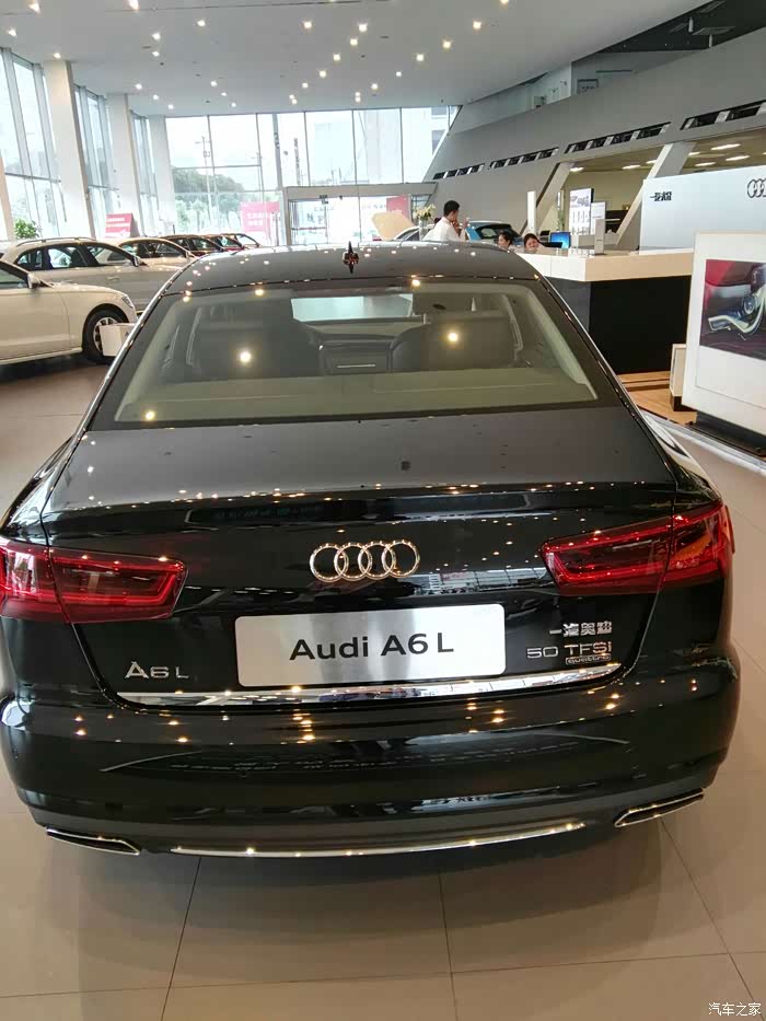 今天终于订了奥迪a6运动版裸车24个点