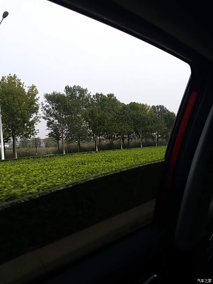 本想在车里看风景不料自己却变成了风景