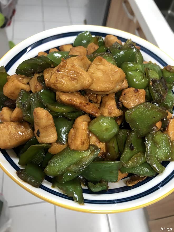 【积分大放送】家常菜青椒鸡胸肉,家宴,朋友聚餐,简食,便当菜