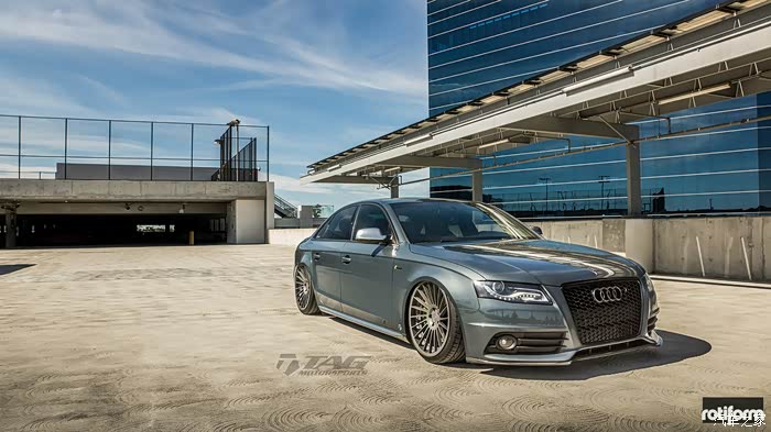 【图】奥迪a4/s4改装美国rotiform ind-t轮毂,太有型了_奥迪a4l论坛