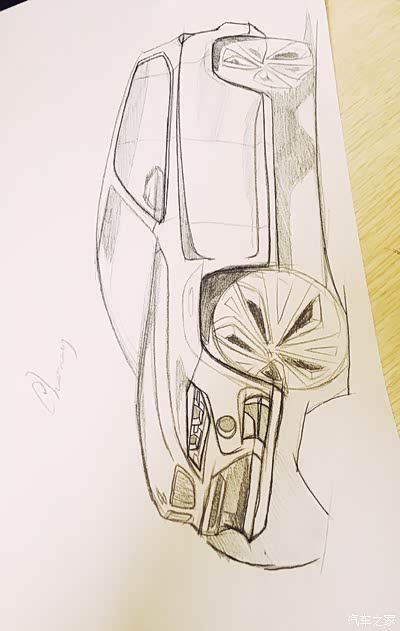 根据谍照 自己手绘的宝马x7