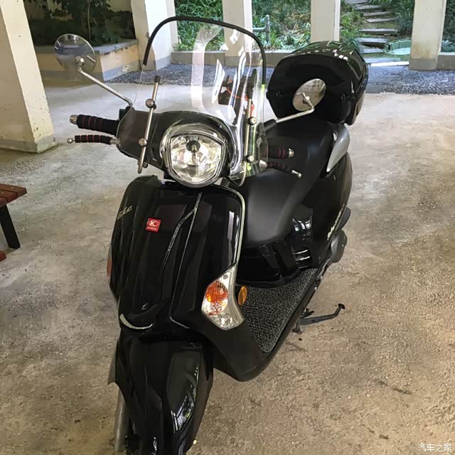 光阳like180加装风挡感受想加风挡的可以参考下