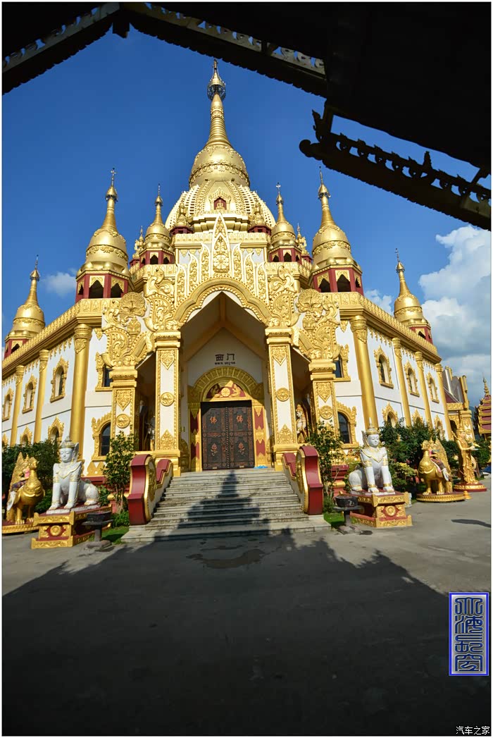 广角镜头下的德宏芒市瑞丽姐告风景在路上终点不是目的