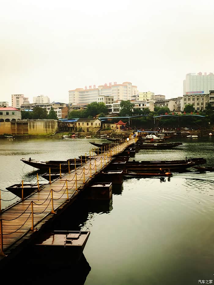 永州的"浮桥",很多年的历史了.