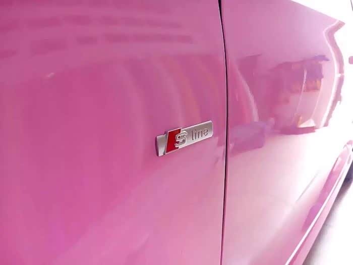 16款粉色奥迪a1小公举芭比粉喔萌萌哒