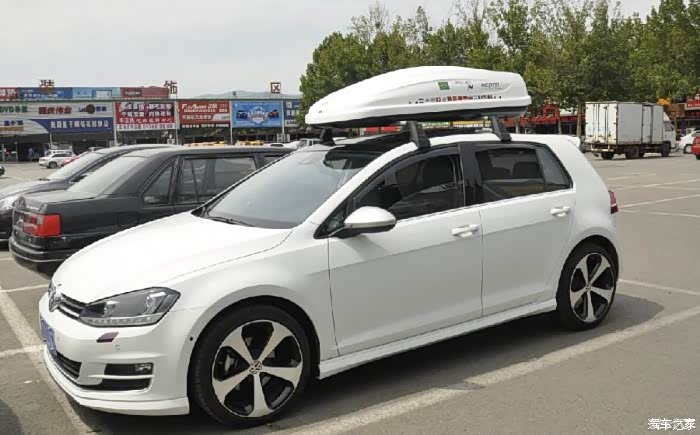 高尔夫7车顶作业原装行李架