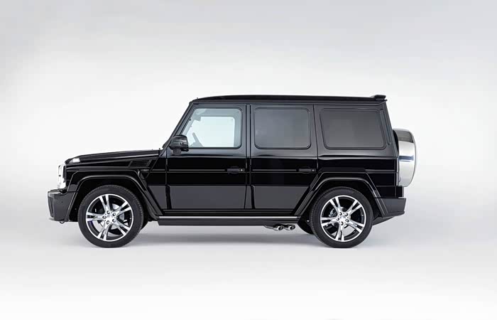 发几张黑色的基于奔驰g500定制的lorinserg60l图给大家看看