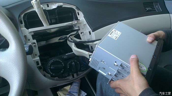 日产cd机后面接口图图片