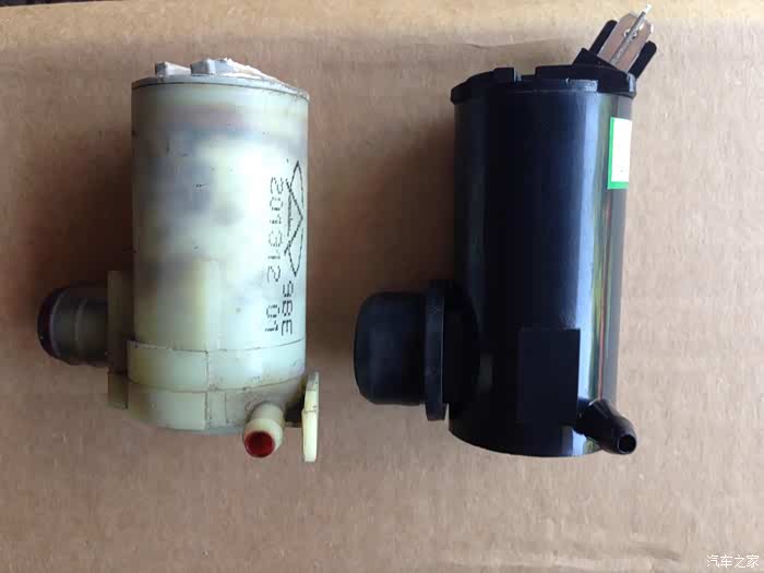 昨天自己换了雨刮水泵