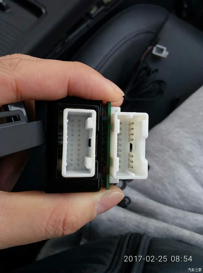 14款名图成功换装16款原车cd主机