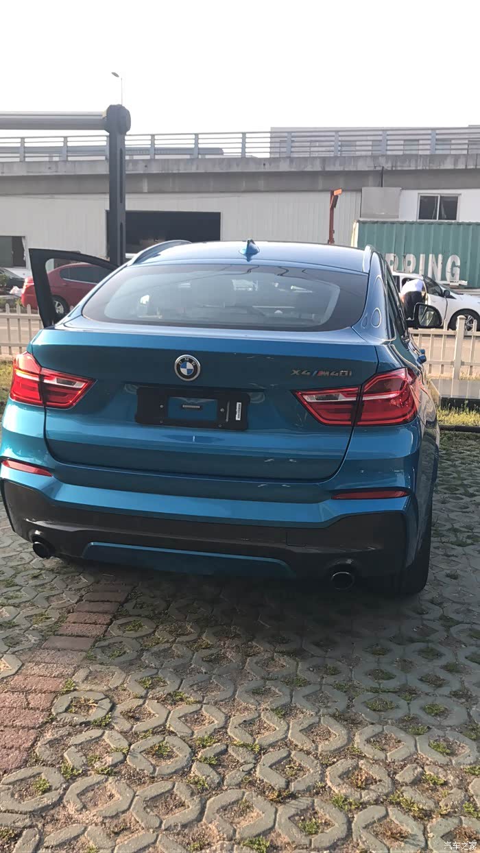 【图】x4 m40i 长滩蓝提车作业!_宝马x4论坛_汽车之家论坛
