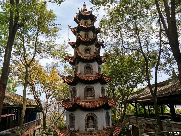 四川cs35车友会似水虎虎自驾元朝古刹三台大佛寺