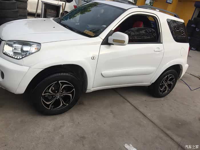 【图】白色三门改装轮毂上图_永源a380论坛_汽车之家论坛