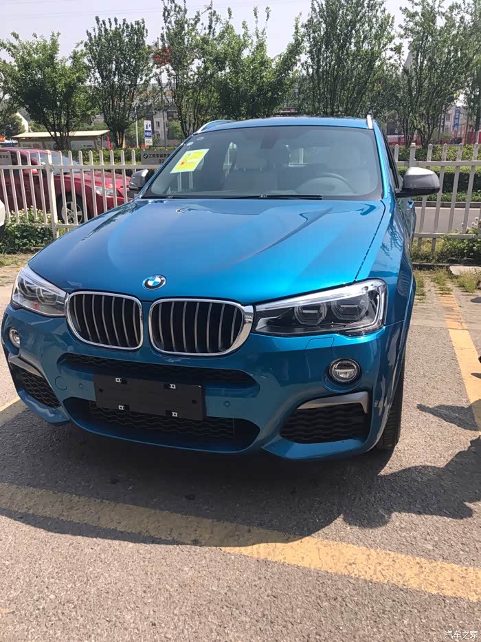 【图】x4 m40i 长滩蓝提车作业!_宝马x4论坛_汽车之家论坛