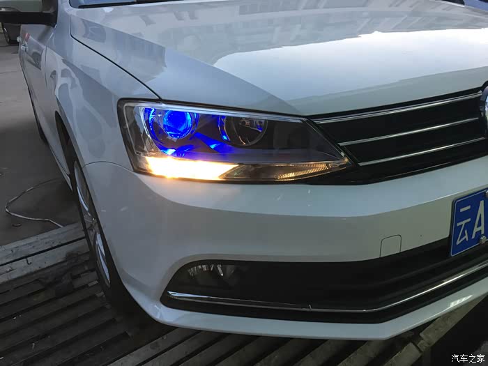 朋友的新速腾改灯记