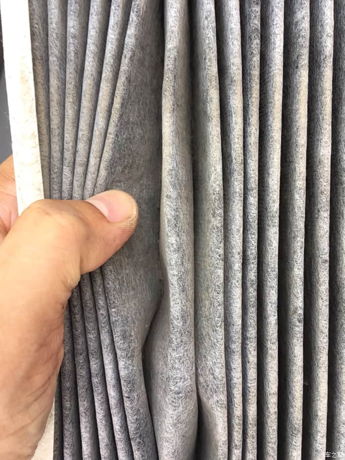 旧滤芯有点脏毕竟年没换