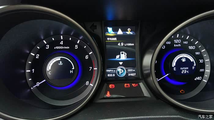 【图】【长沙cs75车友会】油表灯报警了能不能跑_长安cs75论坛_汽车之