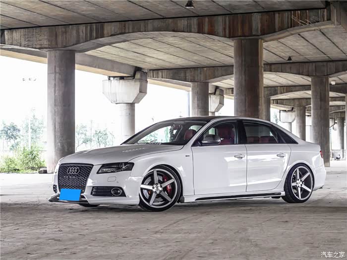 改装鉴赏运动派奥迪a4l改装轮毂包围刹车避震内饰