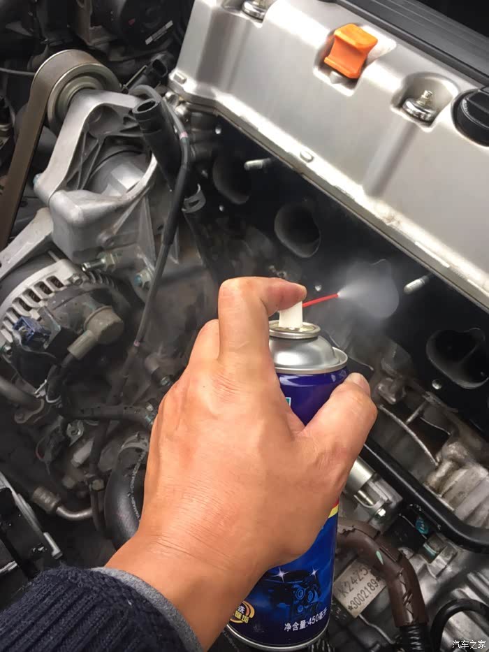 09款思铂睿自己动手清洗进气道