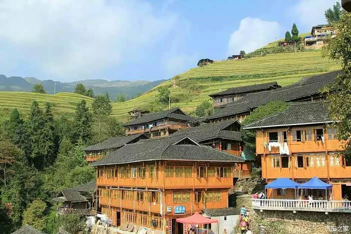 【长沙cs75官方车友会】带着小7享受龙胜梯田的美景