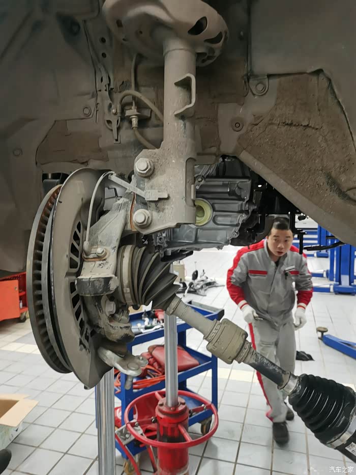 【图】今天过来换变速箱了_rav4荣放论坛_汽车之家论坛