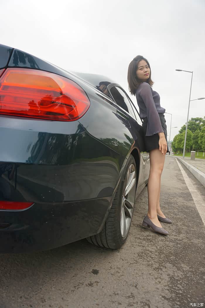 435coupe提车记媳妇当车模